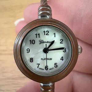✨ Geneva Platinum Women’s Quartz Watch – Model 6581, Japan Movement